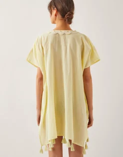 Suzie Tassel Kaftan Cover Up Yellow