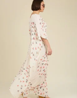 Tallulah and Hope Salina Kaftan White
