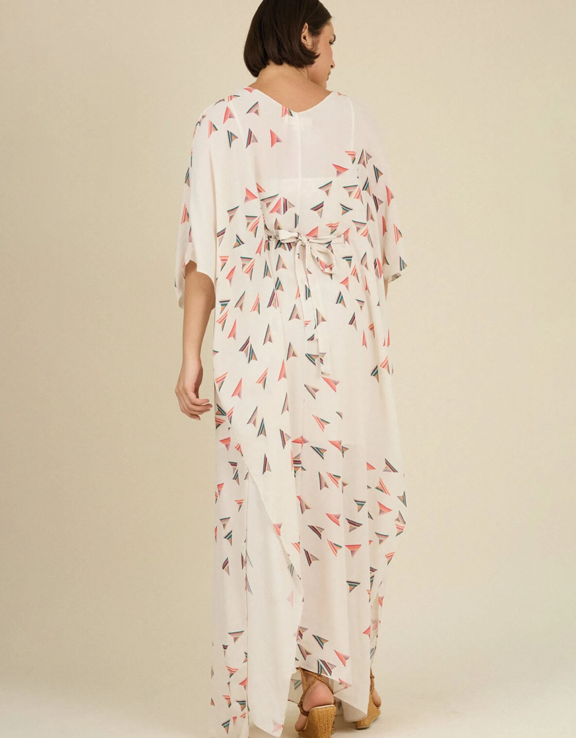 Tallulah and Hope Salina Kaftan White