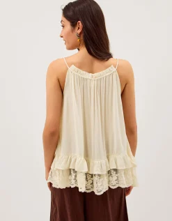 Tessa Lace Swing Top Ivory