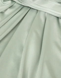 Tia Twist Prom Dress Green