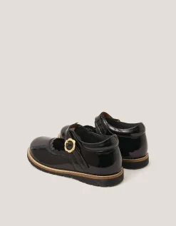 Toddler Leather Mary Janes Black
