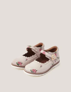 Toddler Leather Mary Janes Multi