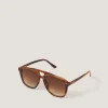Tort Aviator Sunglasses