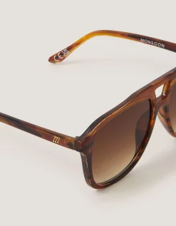 Tort Aviator Sunglasses