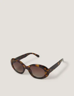 Tort Oval Sunglasses