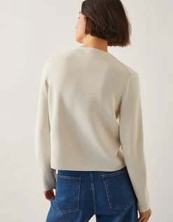 Tula Tie Cardigan Ivory