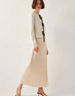 Tula Tie Cardigan Ivory