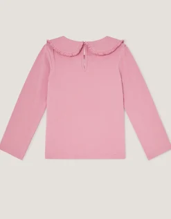 Unicorn Portrait Long Sleeve Top Pink