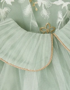Veronica Floral Tulle Party Dress Green