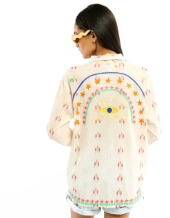 Wild Charlie Jacquard Shirt White