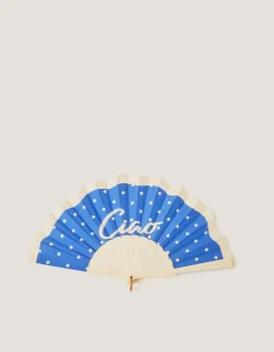 Yaz Polka Dot Foldable Fan